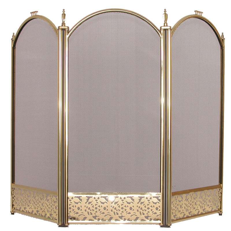 World Menagerie Kamingitter mit 3 Paneelen aus Stahl & Bewertungen